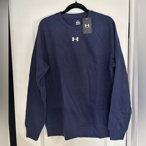 Under Armour Men's Dark Blue Crewneck Sweater Brand New
